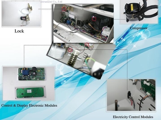 5 ιντσών πολύχρωμο LCD ψυγείο Μηχανή φυγοκέντρησης Μικροεπεξεργαστή βασισμένη