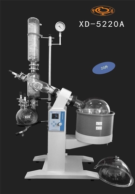 20 λίτρων περιστρεφόμενος εξατμιστής 20l Rotovap 3.6L/Min αυτόματο ανύψωμα ανυψωτή 0-190mm